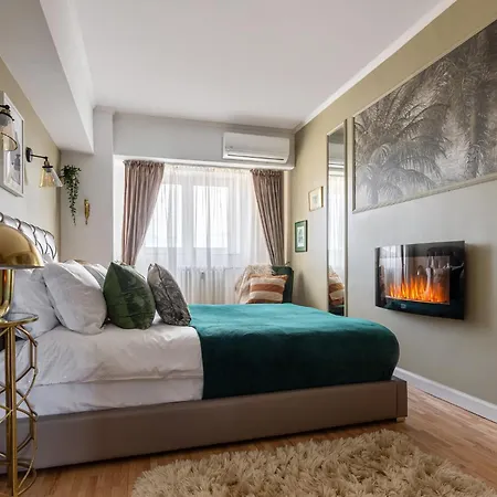 Apartamento Views Of Palace Of The Parliament 2br Jungle Theme *